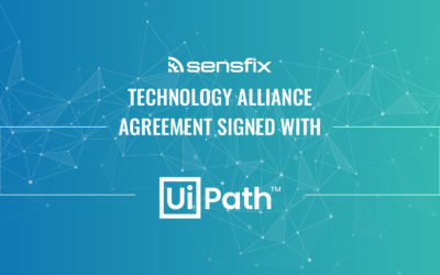 Technology Alliance Agreement between UiPath and Sensfix