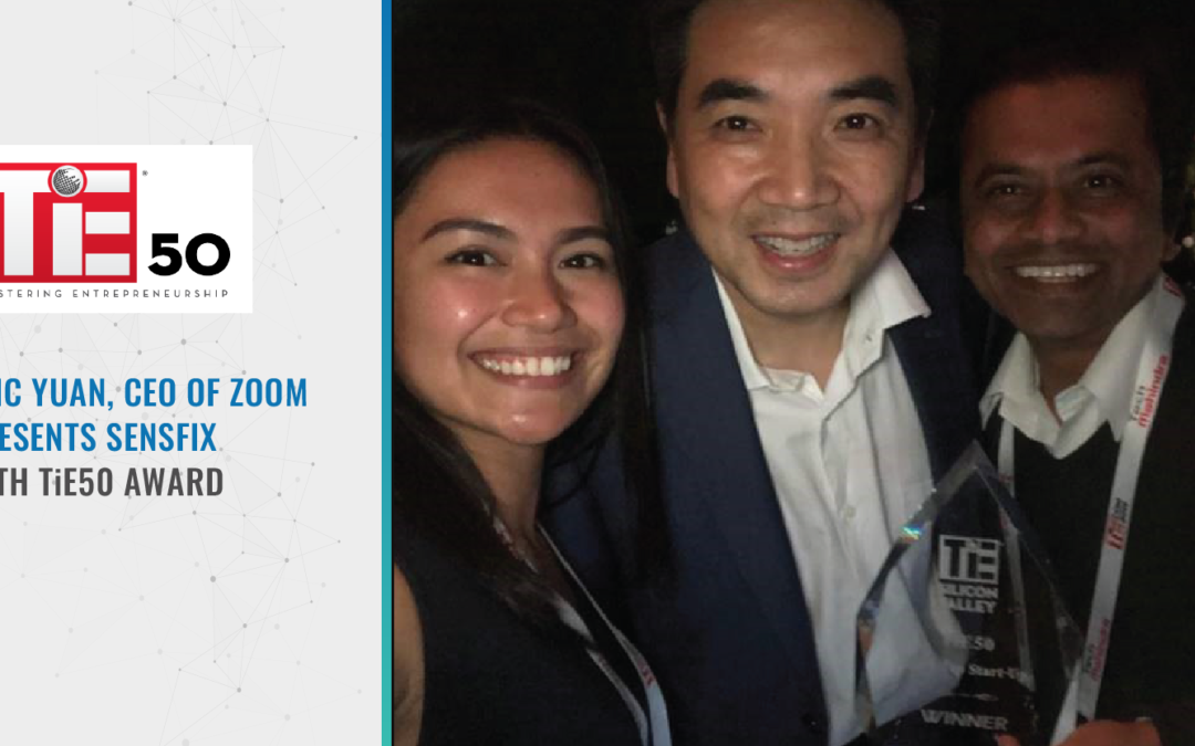 Sensfix Named One Of the TiE50 Best Start-Ups